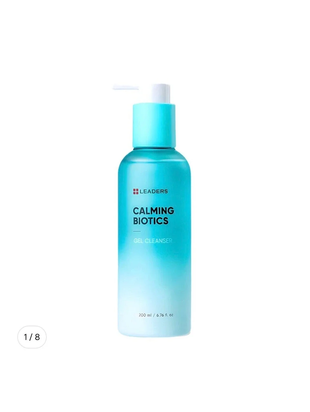 Leaders Calming Biotics Gel Cleanser 200ml Gentle Low pH Exfoliating Face Wash